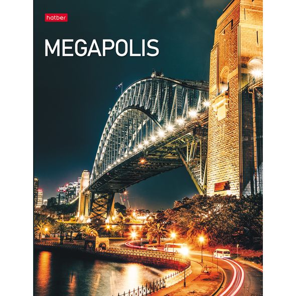 Тетрадь 240л А5ф на 4-х кольцах глянц. ламинация-Megapolis-  в индив.упак. , 